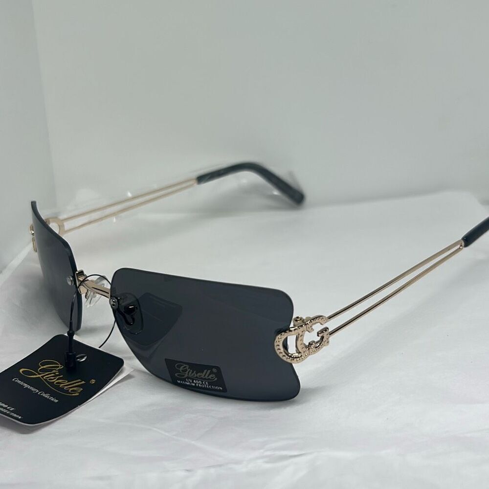 Giselle Rimless Sunglasses – Elegant Contemporary Collection UV400 Protection